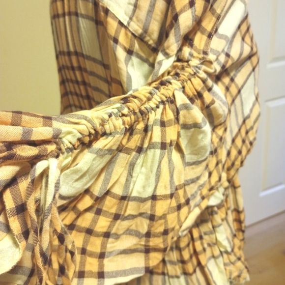 Free People, NWT, Retails $118; Peach Tree Combo Shirt, Boho - Picture 6 of 6